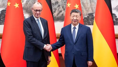 China-Reise: Bundeskanzler Merz mit Staatspräsident Xi Jinping (Foto: Bunderegierung/Guido Bergmann)